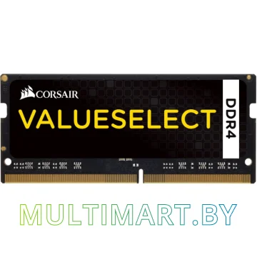 Оперативная память Corsair ValueSelect 4GB DDR4 SODIMM PC4-17000 (CMSO4GX4M1A2133C15)